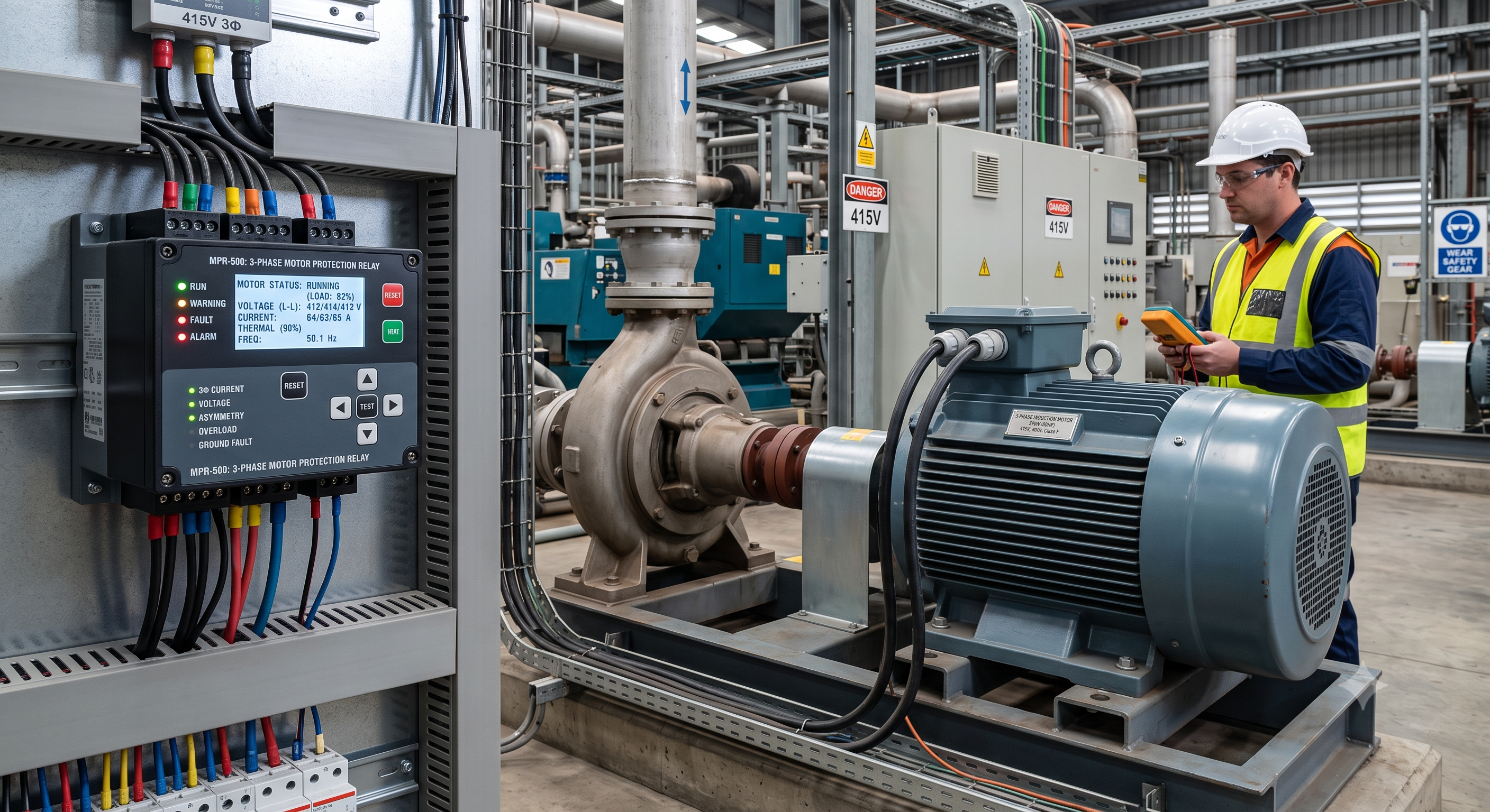 3-Phase Motor Protection System